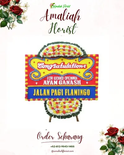Bunga Papan Congratulation di Donotirto